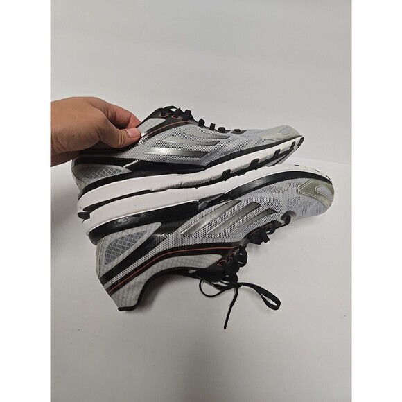 BARELY USED Adidas AdiZero Rush Running Shoes Mens 11 1/2 Silver Black 104860597 main image 10